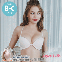 【No.784】小性感胸線UP UP前扣網圈內衣